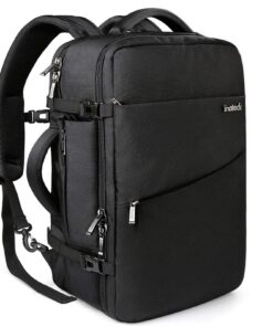 Inateck Sac à dos voyage ordinateur 15,6-17" | Cabine approuvée en vol 40L | Idéal week-end