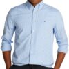Tommy HilfigerChemise Homme Flex Poplin Gingham Regular Fit Pour Affaires Chic et confortable Chemise Homme Tommy Hilfig