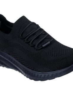 Skechers Femme Squad Chaos SR Chaussures de Service Médical en Cuir Élégantes et Confortables pour le Travail et le Repo