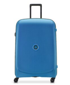 DELSEY PARIS - Valise Rigide Grande Taille Matière Recyclée - 76x52x32 cm 102 Litres - Bleu Zinc