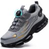 GUDECIUS Chaussures de Sécurité Antidérapantes Hommes 38-46 EU Chaudes Chaussures de Travail Respireantes Avec Embout en