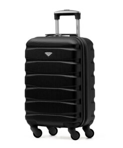 Valise Flight Knight ABS 3 tailles | Light | Voyageurs | Voyage | Rétractable | 55x35x20 cm | Bagage à main et en soute