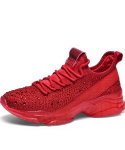 Baskets tendance respirantes à paillettes Femme Lucky Step