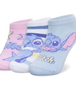 Chausselas de filles Disney Lilo et Stitch coton lot de 3 tailles 7117 pour filles
