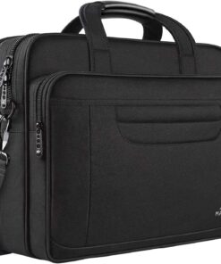Sac Ordinateur Portable MATEIN 15.6 Pouces Noir Multifonctionnel Voyage Femmes Hommes Enduring Nylon Handcase