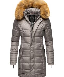 Manteau d'hiver matelassé Navahoo Papaya pour Dame XS-XXL avec Capuche