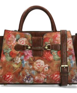 LAURA VITA Sac àmain pour femme Ayna 01 - Mode et confort - Idéal pour le quotidien - Fermeture zippée - Taille portable