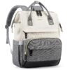 Lovoock Sac à dos étanche femmes filles adolescents, avec compartiment ordinateur portable 15,6" 17,3", pour l'école voy