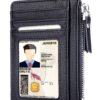 Teskyer Portefeuille Homme Minimaliste,RFID,Cuir PU Noir