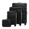 Valise de Voyage WITTCHEN Set de 4 valises Trousse de Toilette Noir