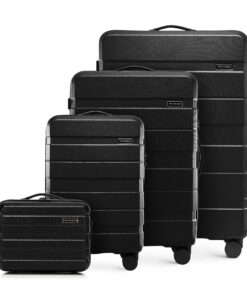 Valise de Voyage WITTCHEN Set de 4 valises Trousse de Toilette Noir