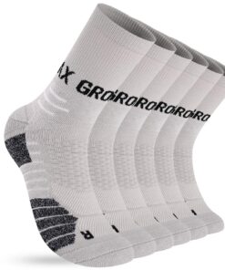 ZZLLKQ Chaussettes Homme Femme Thermiques Elastique Anti-Odeur Anti-Ampoule Hautes 3 Paires Chaussettes Sport pour Rando