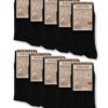 Chaussettes Basic Treasure Lot de 10 paires 100% coton homme noir working life OEKO-TEX