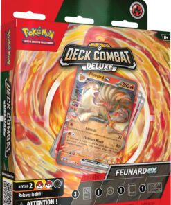 Pokémon - Deck Combat Deluxe - Joueurs Experts - Jeux de Cartes - 60 Cartes Prêt à Jouer - Accessoires Inclus