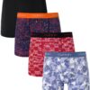 Lot d'INNERSY de 4 Brasiers en Maille pour Homme - Sous-vêtements de Sport Rafraîchissants et Respirants