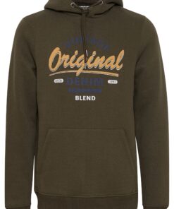b BLEND Sweat À Capuche Populaire Chez les Hommes pour Le Sport et La Relaxed Séance de Fitness En Taille Élégante Large