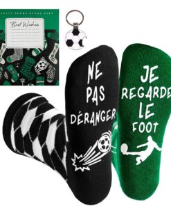 RITOSTA Chaussettes Fantaisie HommeAmusantes à MotifsChausses DroleHommes Funny SocksUnisexFootball PapaMari Femme