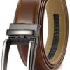 CHAOREN Ceinture Homme Cuirautomatique 35mm Polyester,Réglable,Découpable et Micro Réglage pour Tenue Élégante et Casual