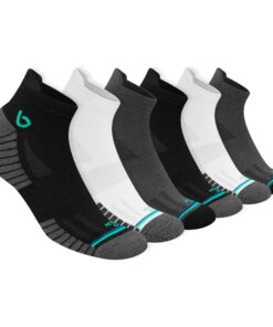 Chaussettes Bambou BAMBOS Ultra Douces pour Homme Femme - Sport & Running, Lots de 3/6 Paires