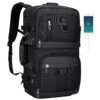 WITZMAN Sac à Dos de Voyage Homme/Femme pour Ordinateur Portable avec Port USB et Certification Compagnie Aérienne (B683