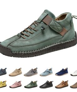 VOGANY Chaussures orthopédiques Unisexes Légères et Respirantes à Lacets pour la Conduite, la Marche et la Randonnée