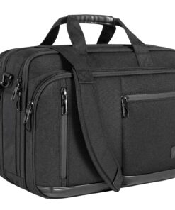 VANKEAN Porte-documents 17.3 pouces homme femme haute qualité hydrofuge poche RFID extensible