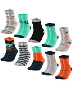 Occulto Chaussettes Garçon & Fille Lot de 10 Modèle Fantasia OEKO-TEX STANDARD 100 - Hypoallergéniques & Naturellement C