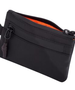 Portefeuille OW-Travel Noir avec Protection RFID pour Sécurité et Tranquillité D'Esprit et Poche à Pièces