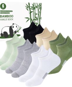 Chaussettes de sport inaWarm respirantes en bambou Lot de 6 paires pour femme | Coffret cadeau | Running