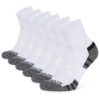 Chaussettes de Sport CloseMATE Homme Femme Respirantes Antidérapantes 6 Paires pour Running Travail Noir Blanc Gris