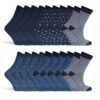 Chaussettes de sport unisexes en coton respirant – Lot de 12 paires – Noir, blanc ou gris OEKO-TEX STANDARD 100 Chauss
