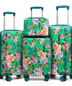 Valise de voyage Sea Choice 4 tailles rigide TSA SMLXL Valise à roulettes Bagages de voyage en PC+ABS