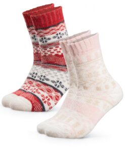 Chaussettes chaudes Occulto Femme & Homme Laine Merinos Lot de 2 Modèle Lumi Warm Wool Socks Occulto Woman and Man 2 Pai