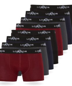 Boxers FM London Lot de 4/8 pour Hommes Élastiques - Doux OEKO-TEX STANDARD 100 Boxers FM London Lot de 4/8 pour Hommes
