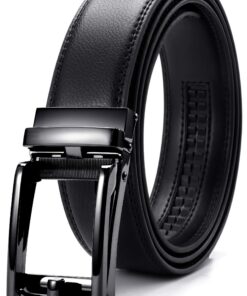 Ceinture Chaoren Homme Cuir Automatique 35 mm Décontracté et Habillé Design Micro Réglable Découpable