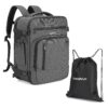 Omnpak Bagage Cabine 45x36x20 Easyjet, Imperméable, Sac à Dos de Voyage Cabine Avion,Bagages à Main avec Sac à Chaussure