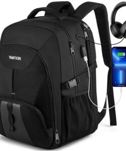 YAMTION Sac à Dos Homme – Sac à Dos Grand Scolaire Ado, Sac à Dos pour École et Bureau, Sac à Dos AquaRide avec Comparti