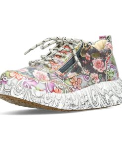 LAURA VITA Chaussures à Lacets Sneaker pour Femmes Mode et Confortables dans Différents Tailles