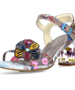 LAURA VITA sandales mode femme Luciao 08 - confort boutique en ligne - talons basses - idéales pour le bureau - polyvale