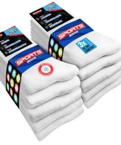 SOXCO Chaussettes Homme Sport Lot de 10 Paires Hautes Élégantes pour Athlètes et Runners