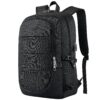 AMBOR Sac à Dos Ordinateur Portable Grande Capacité Imperméable 18.4 Pouces Homme Femme Noir