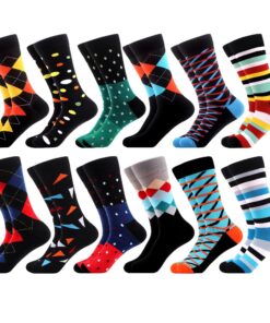 Chaussettes WeciBor Sans Coutures en Coton Peigné Pour Hommes - 12 Paires | Chaussures Hivers | Soulie et Confortables