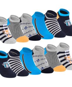 Cirorld Chaussettes enfants colorées pour usage quotidien et sport - 6 paires de chaussettes sport pour garçons - coton