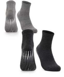 Occulto Chaussettes Antidérapantes pour Homme - lot de 4 - Modèle Andi - OEKO-TEX STANDARD 100