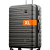 Valise Travely en Polycarbonate XL 77 cm, grande capacité 100L, TSA Lock et roues souples