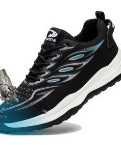 YEKOYIOO Chaussures de Sécurité Respireantes Antidérapant Hommes Femmes Légères Chaussures de Travail EU 38-46