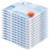 MEIQIHOME Lot de 12 Sacs Sous Vide Jumbo Réutilisables pour Vêtements et Linge de Maison - Espaces de Compression Économ