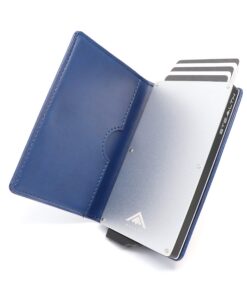 Stealth Wallet Porte-Cartes Bancaires RFID pour Homme - Design Minimaliste et Sécurisé - Boîte Cadeau Inclus - Aluminium