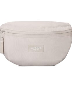 LARKSON Sac Banane Beige - Finn - Sacoche de Ceinture pour Femme & Homme - Festival, Voyage & Sport - Petit Sac à Main F