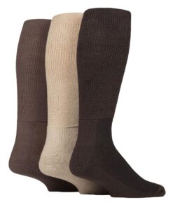 Chaussettes hautes diabétiques extra large IOMI sans élastiquette pour hommes et femmes en convalescence